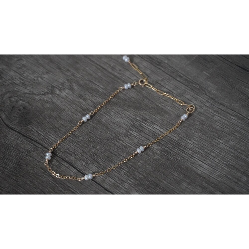 Freshwater Pearl Bracelet, 14k Gold Fill